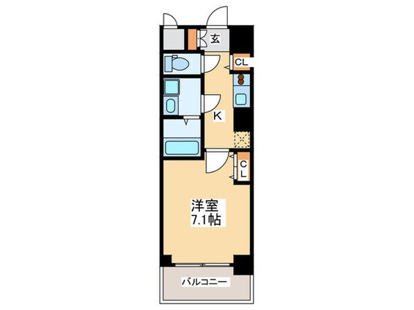 サムティナンバ南の物件間取画像